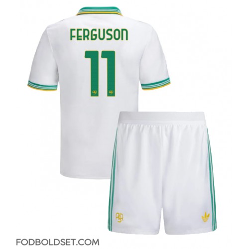 AS Roma Evan Ferguson #11 Tredje trøje Børn 2025-26 Kortærmet (+ Korte bukser)